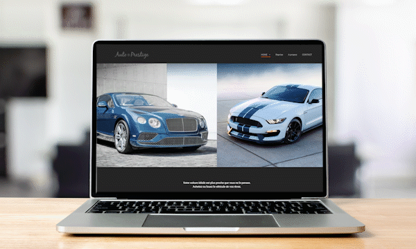 site internet concessionnaire automobile conçu par l'agence Tiz
