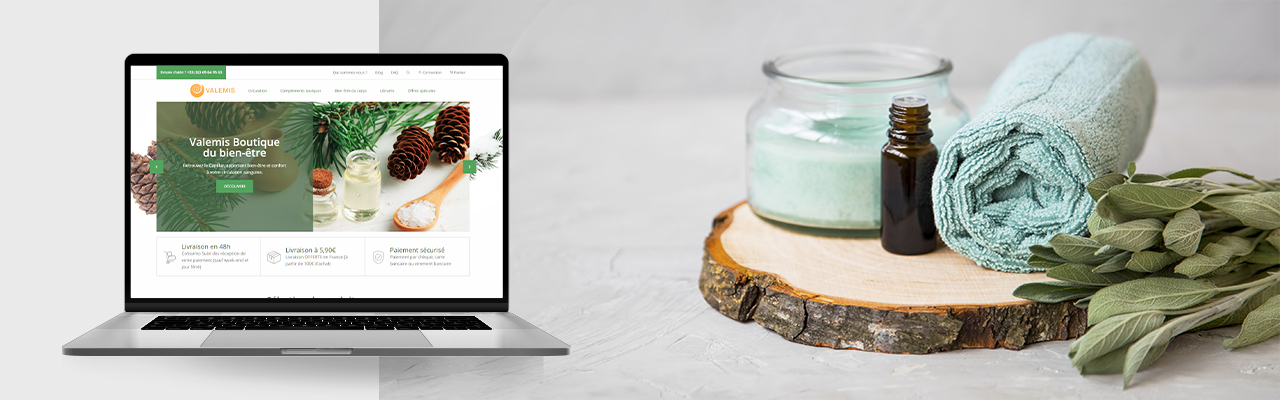 refonte site web Valemis par l'agence Tiz