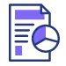 Pictogramme de rapports et statistiques
