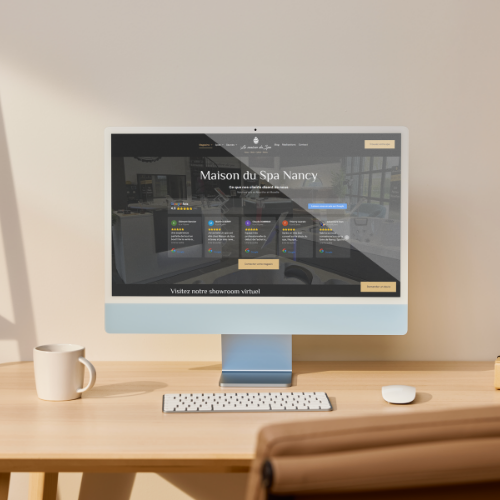 Site web d'un spa moderne