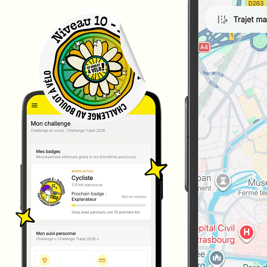 Screenshot d'un écran de l'application